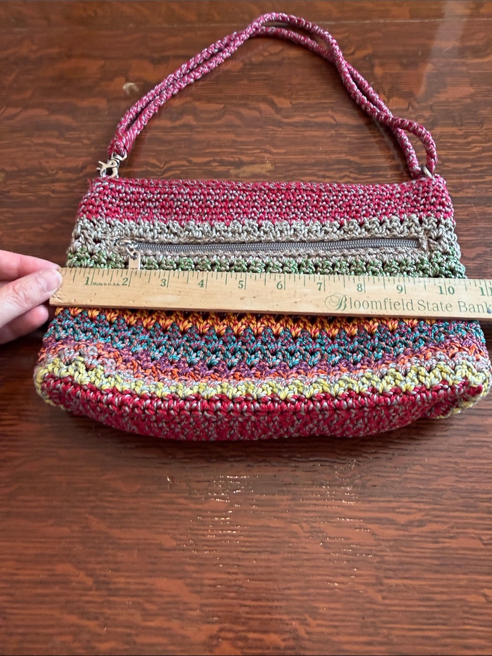 The Sak Colorful Rainbow Woven Crochet Bag - Picture 10 of 12